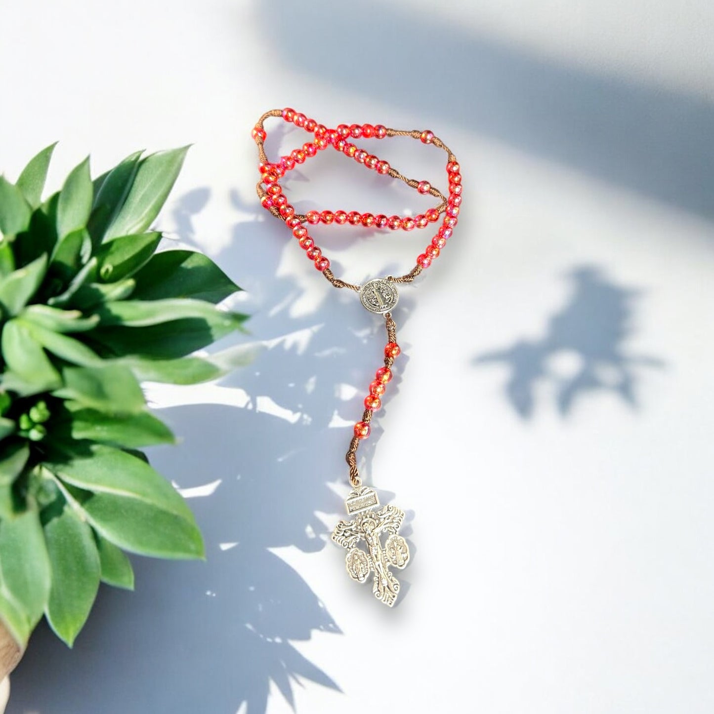 Rosario de verano centros de metal