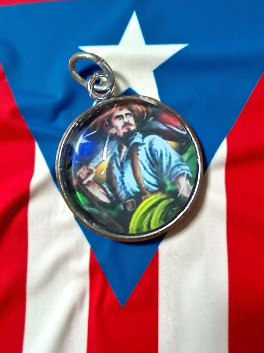 Dije Bad Bunny Jíbaro con Cadena - Raíces de Mi Isla