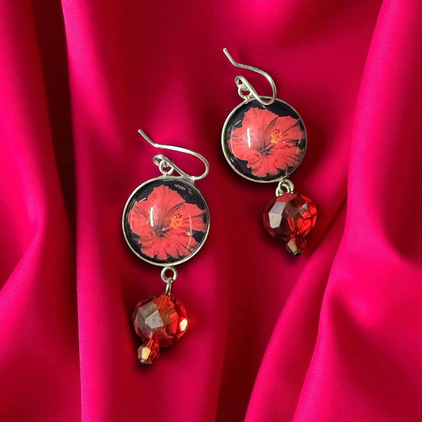 Aretes Flor de Maga - Raíces de Mi Tierra