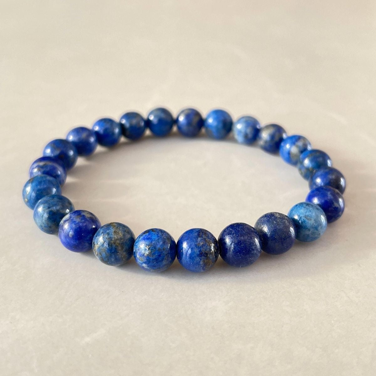 Pulsera de Lápiz Lazuli 8mm