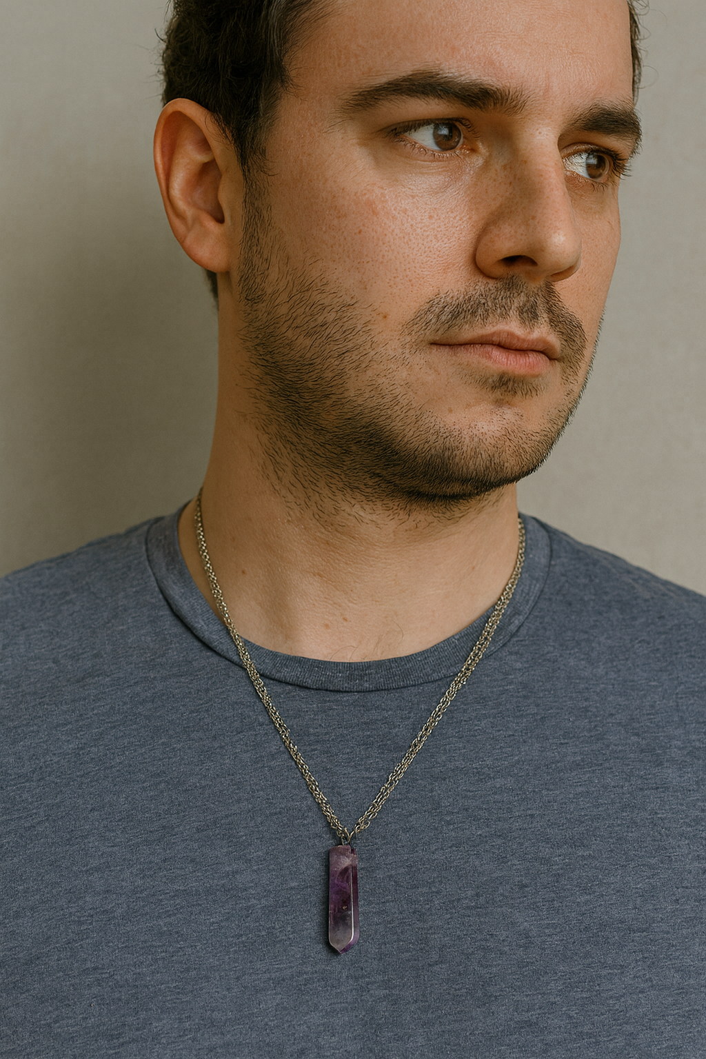 Collar Lápiz de Amatista