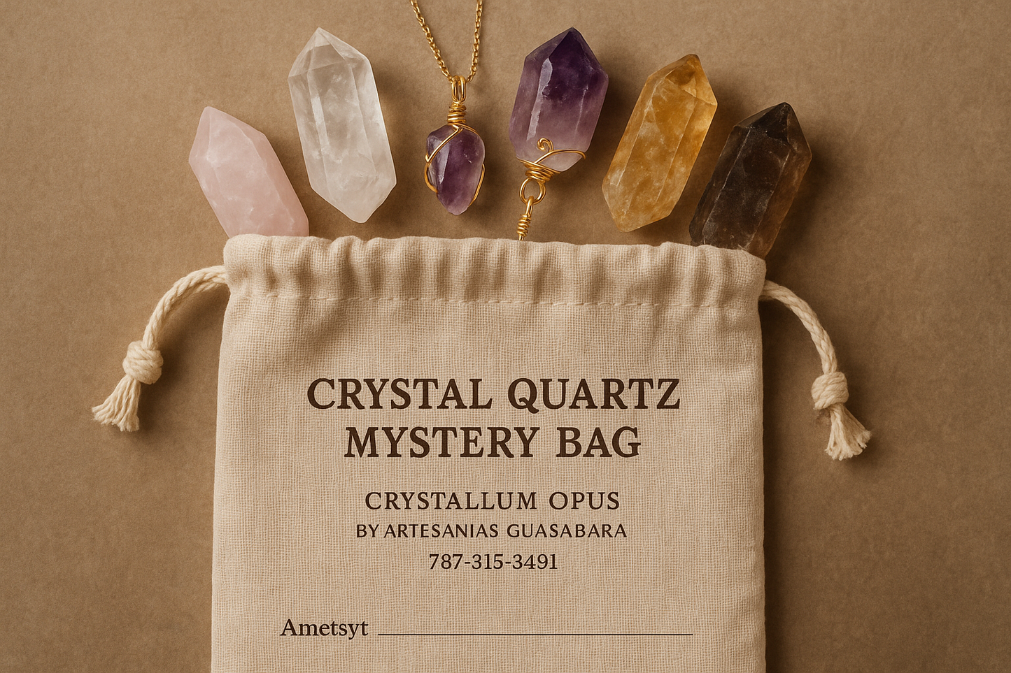 Crystallum Opus Crystal Mystery Bag