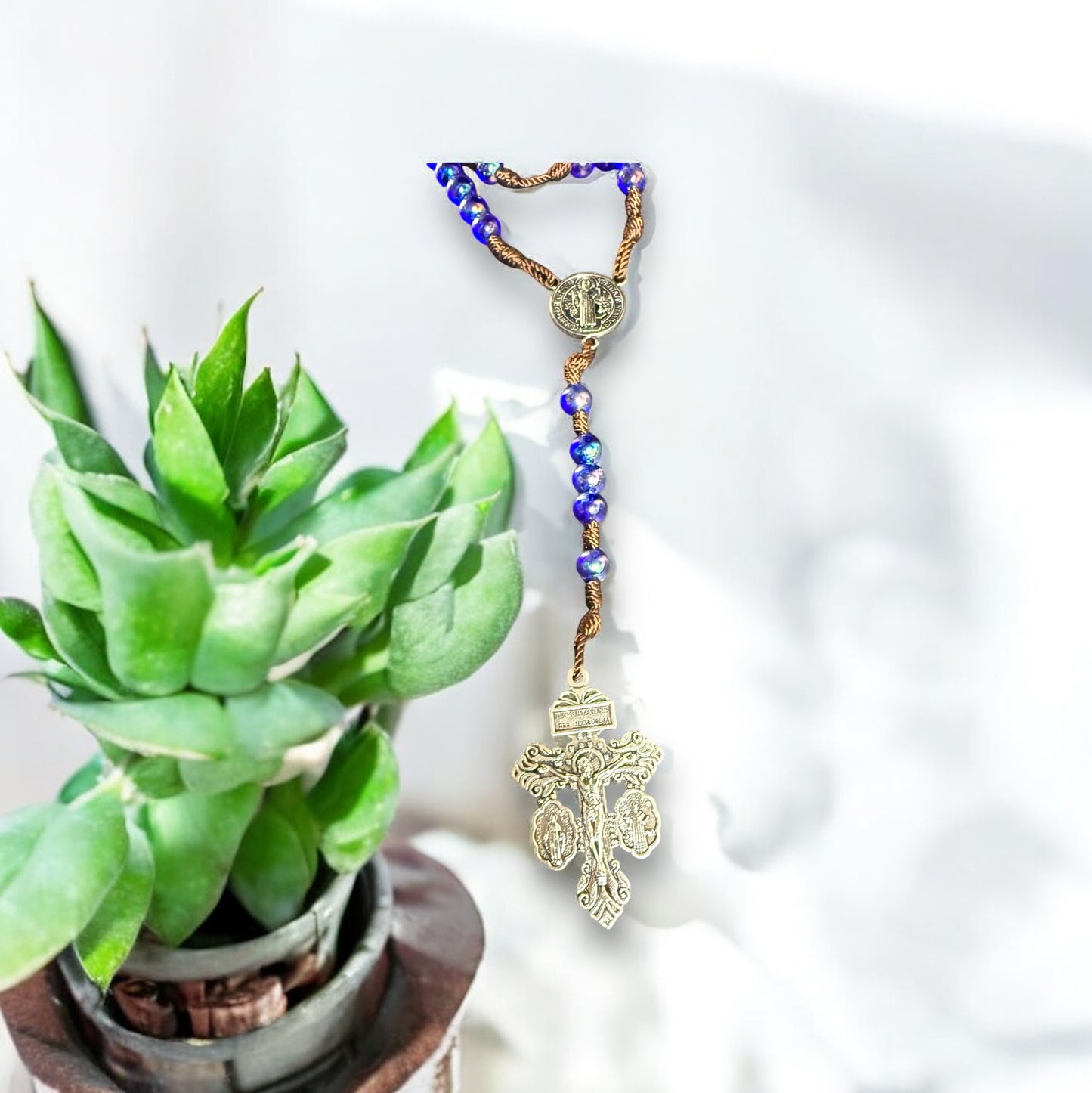 Rosario de verano centros de metal