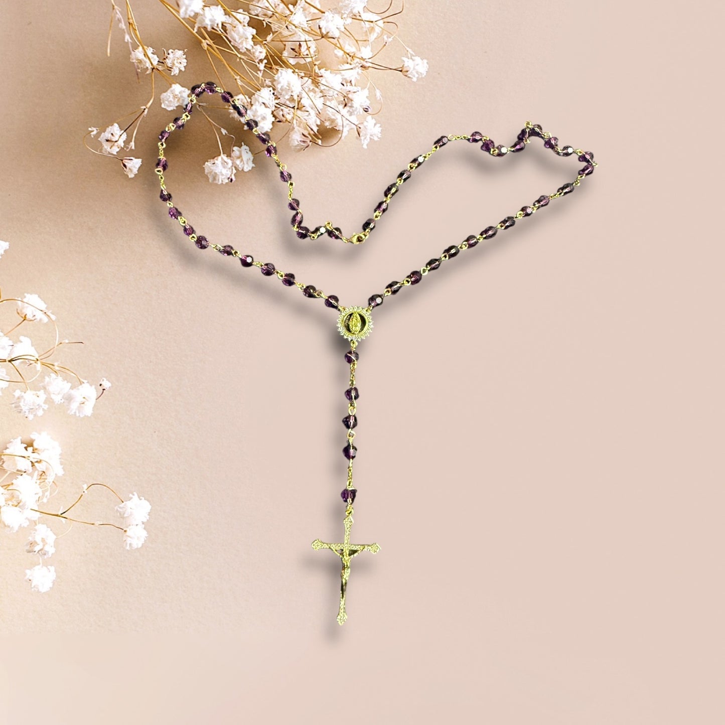 Rosarium Purpureum Aureum cum Virgine de Guadalupe