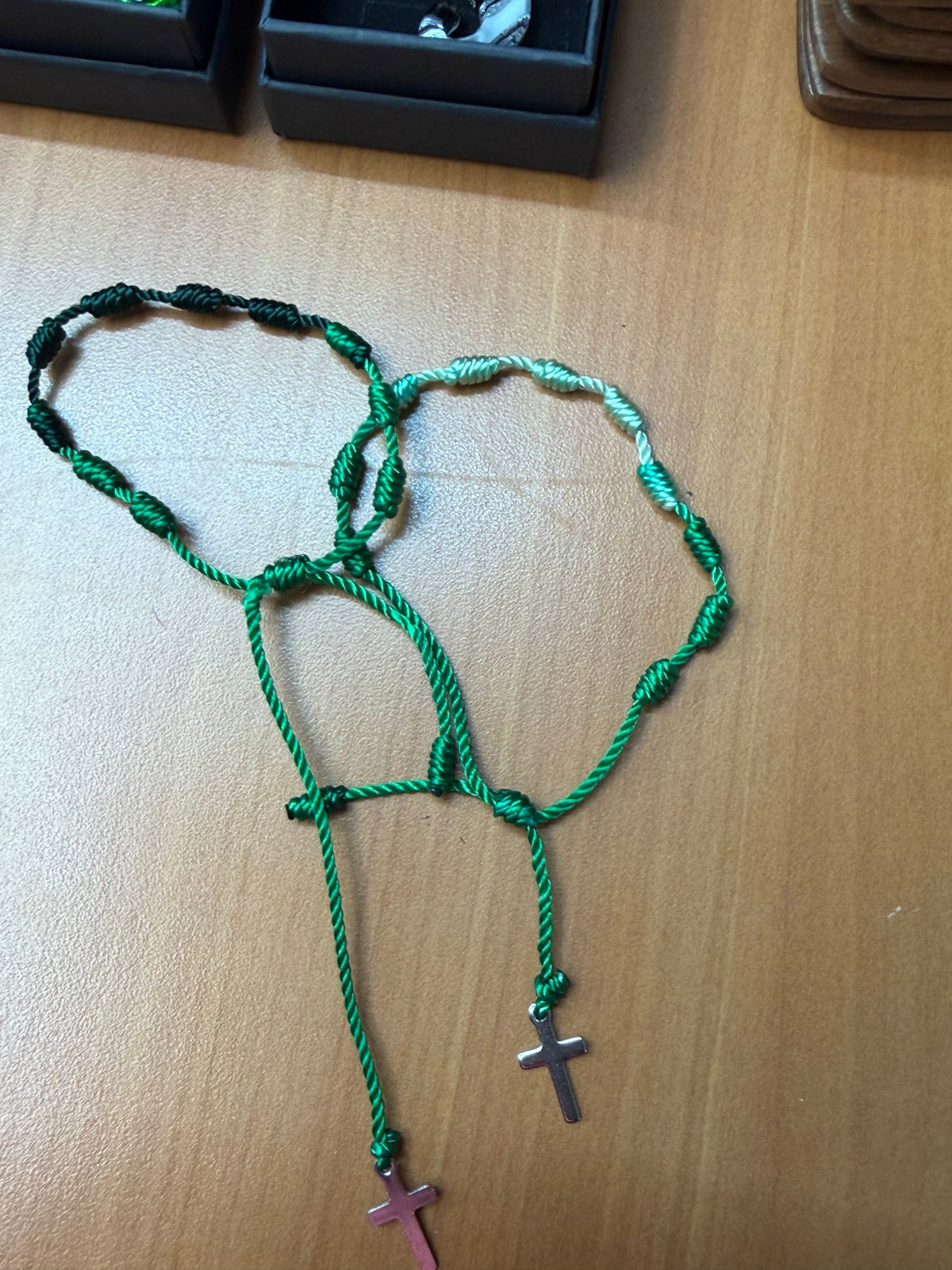 Pulsera Nudo Franciscano con Cruz en Acero Inoxidable