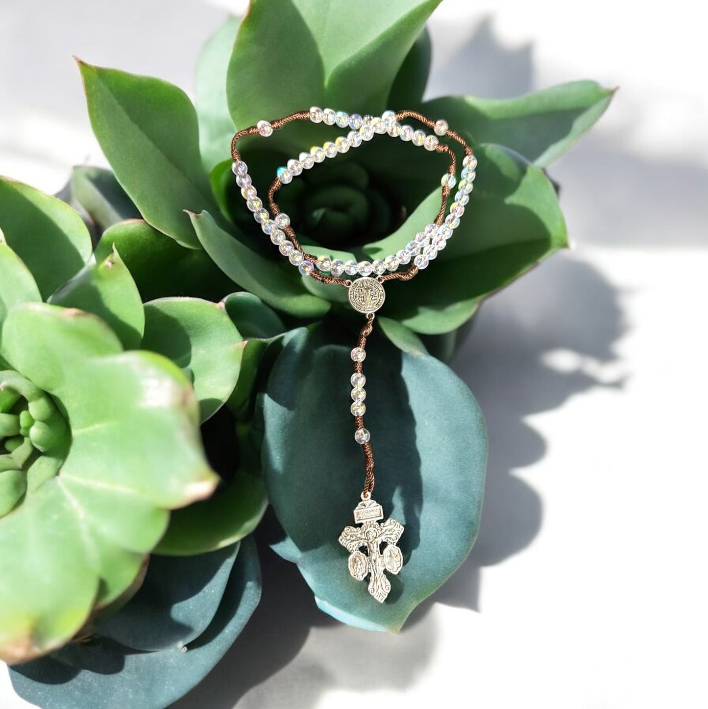 Rosario de verano centros de metal