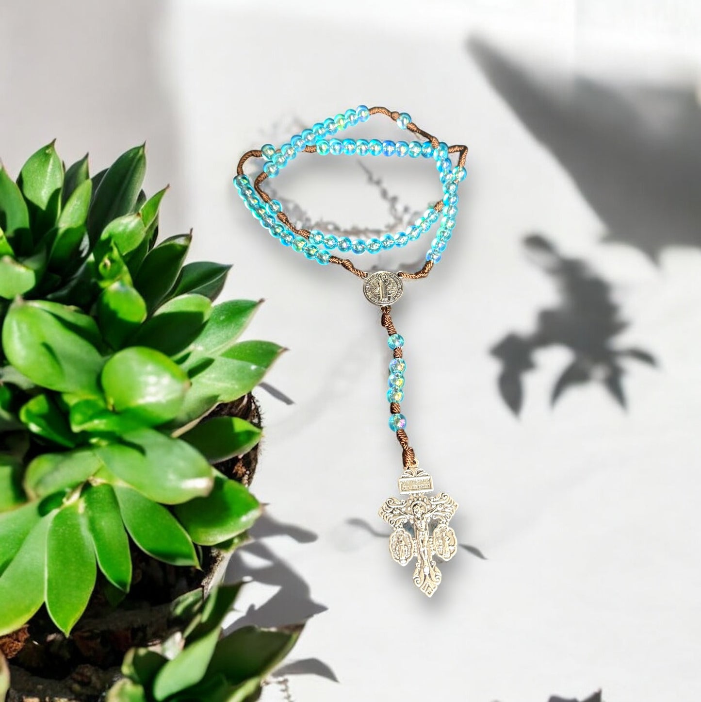 Rosario de verano centros de metal