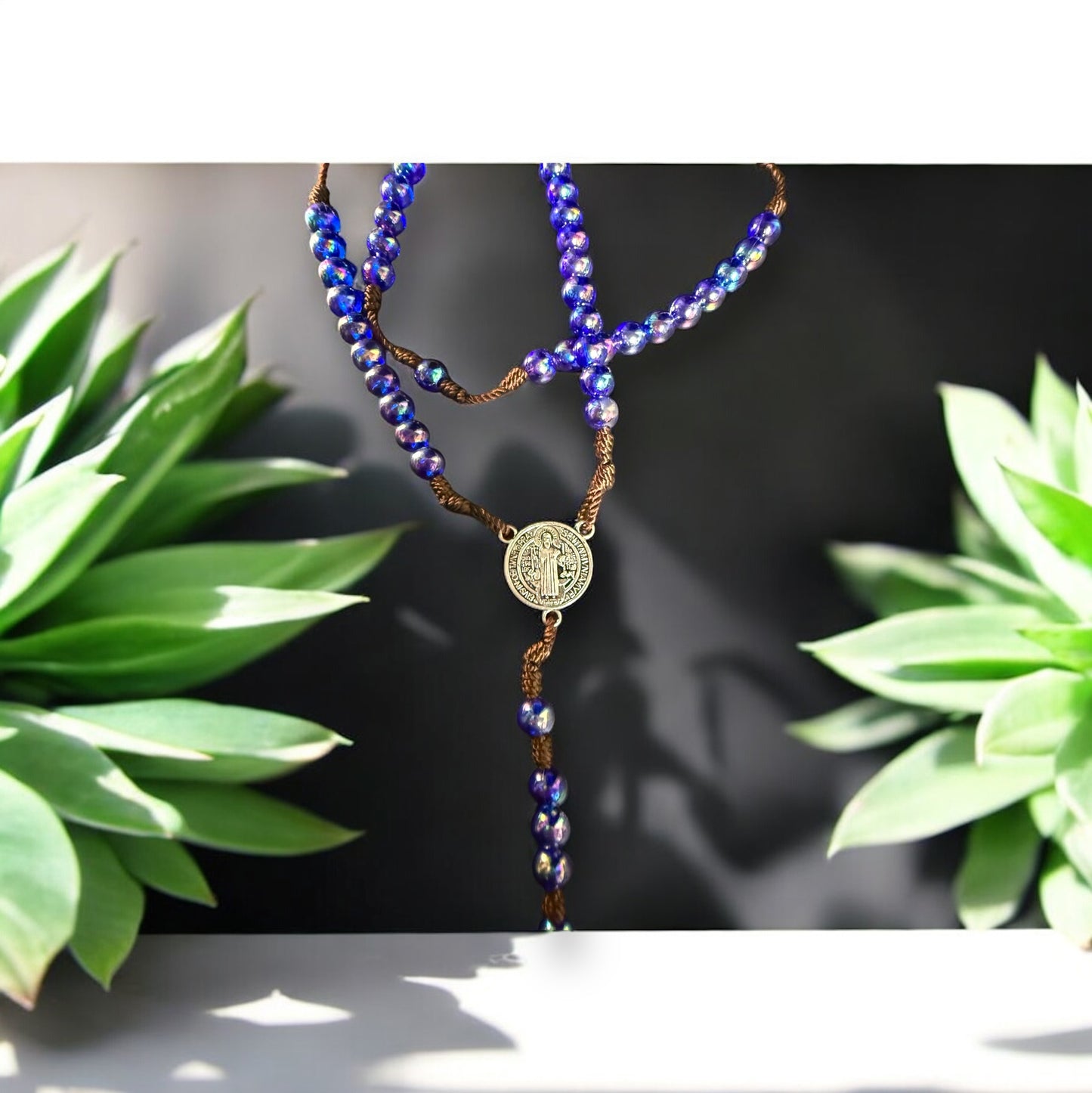 Rosario de verano centros de metal