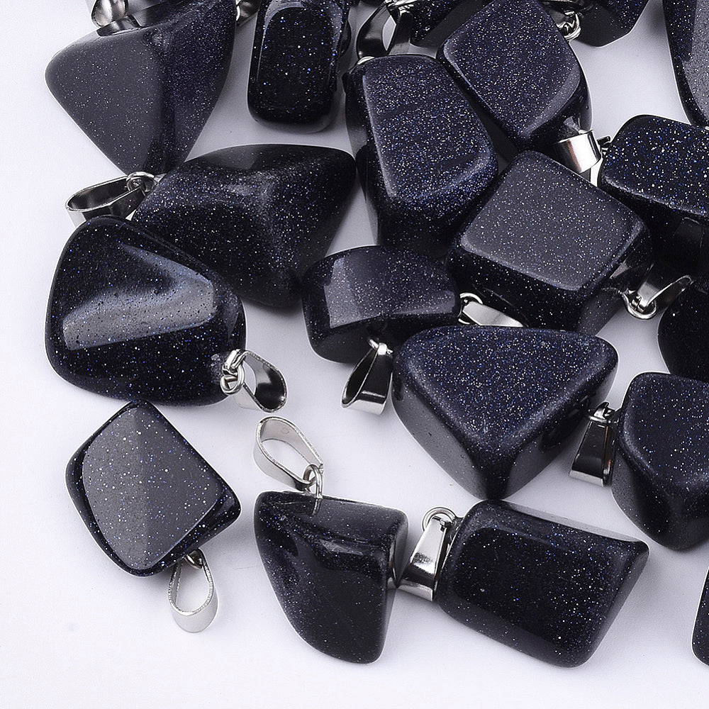 Dijes de Cuarzo con Collar en Hilo