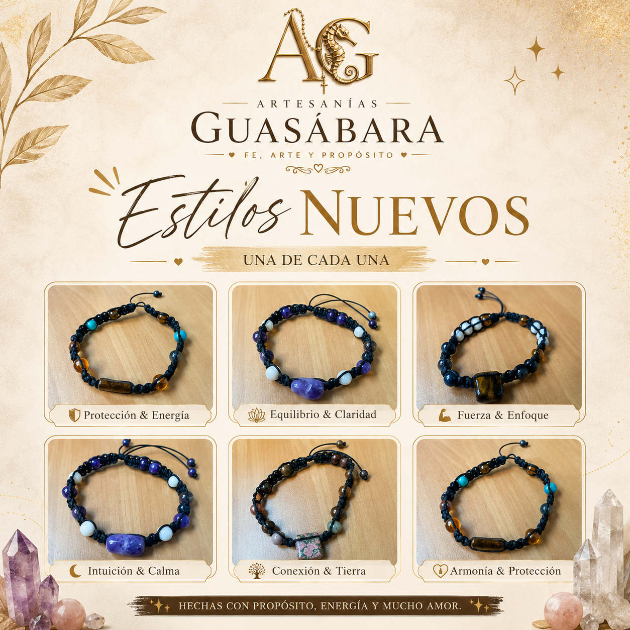 Pulseras de macramé