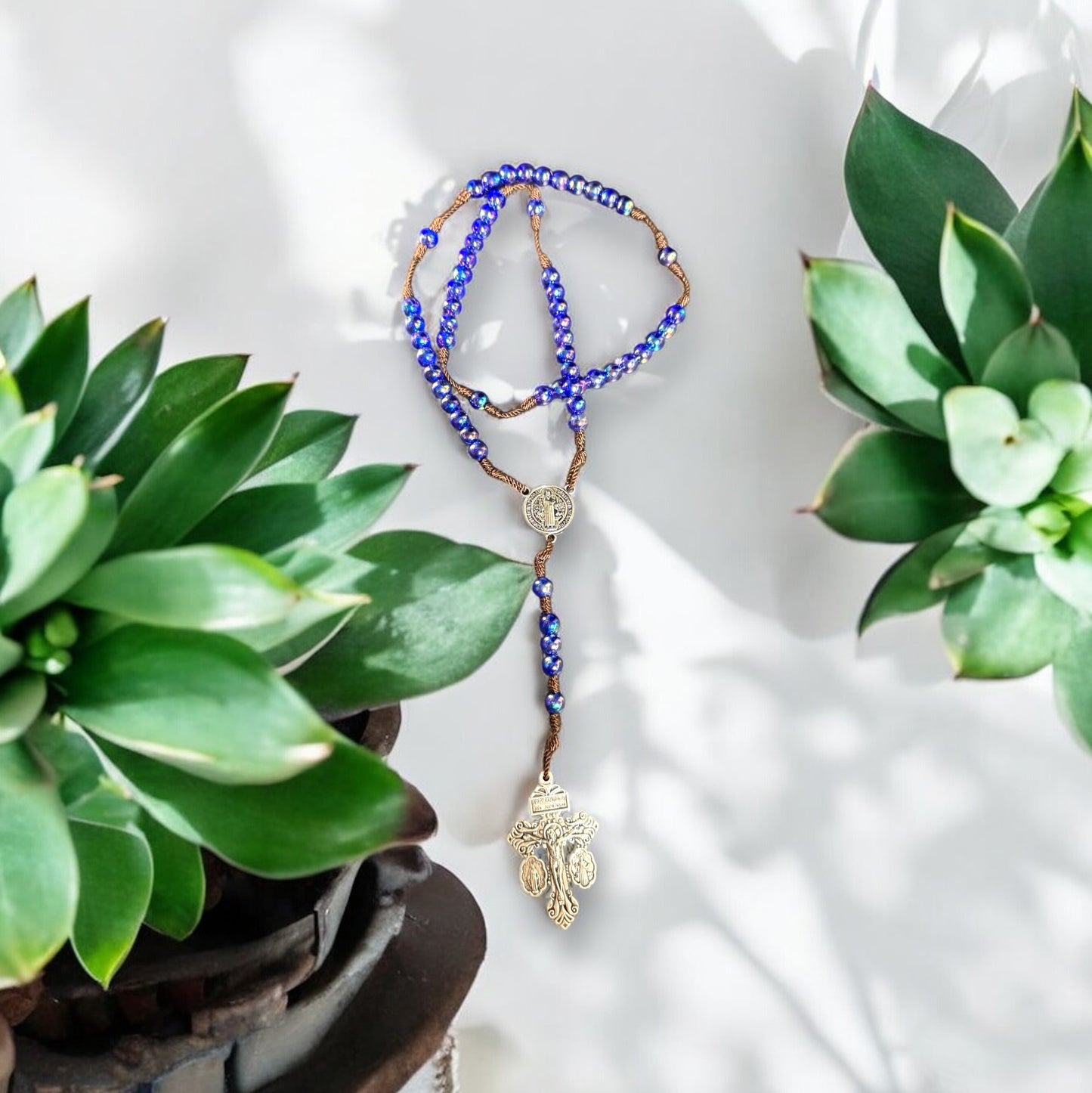 Rosario de verano centros de metal