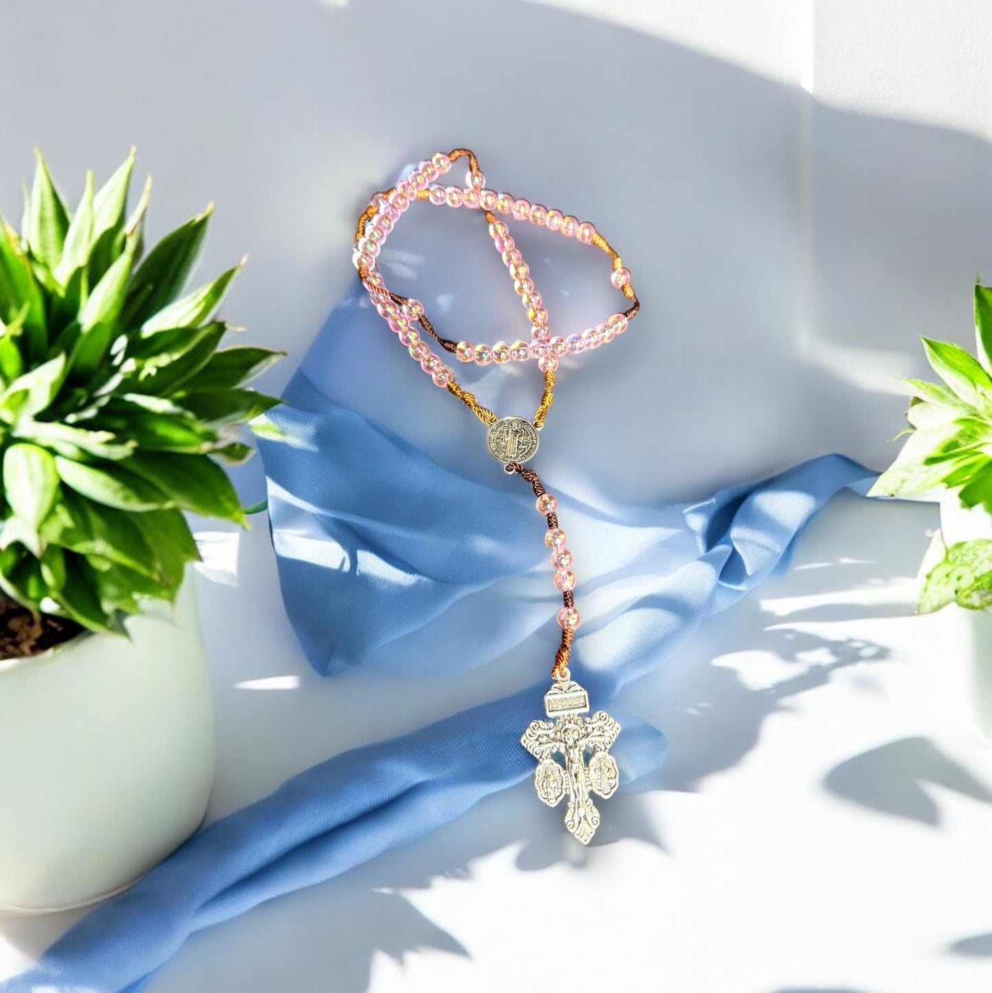 Rosario de verano centros de metal