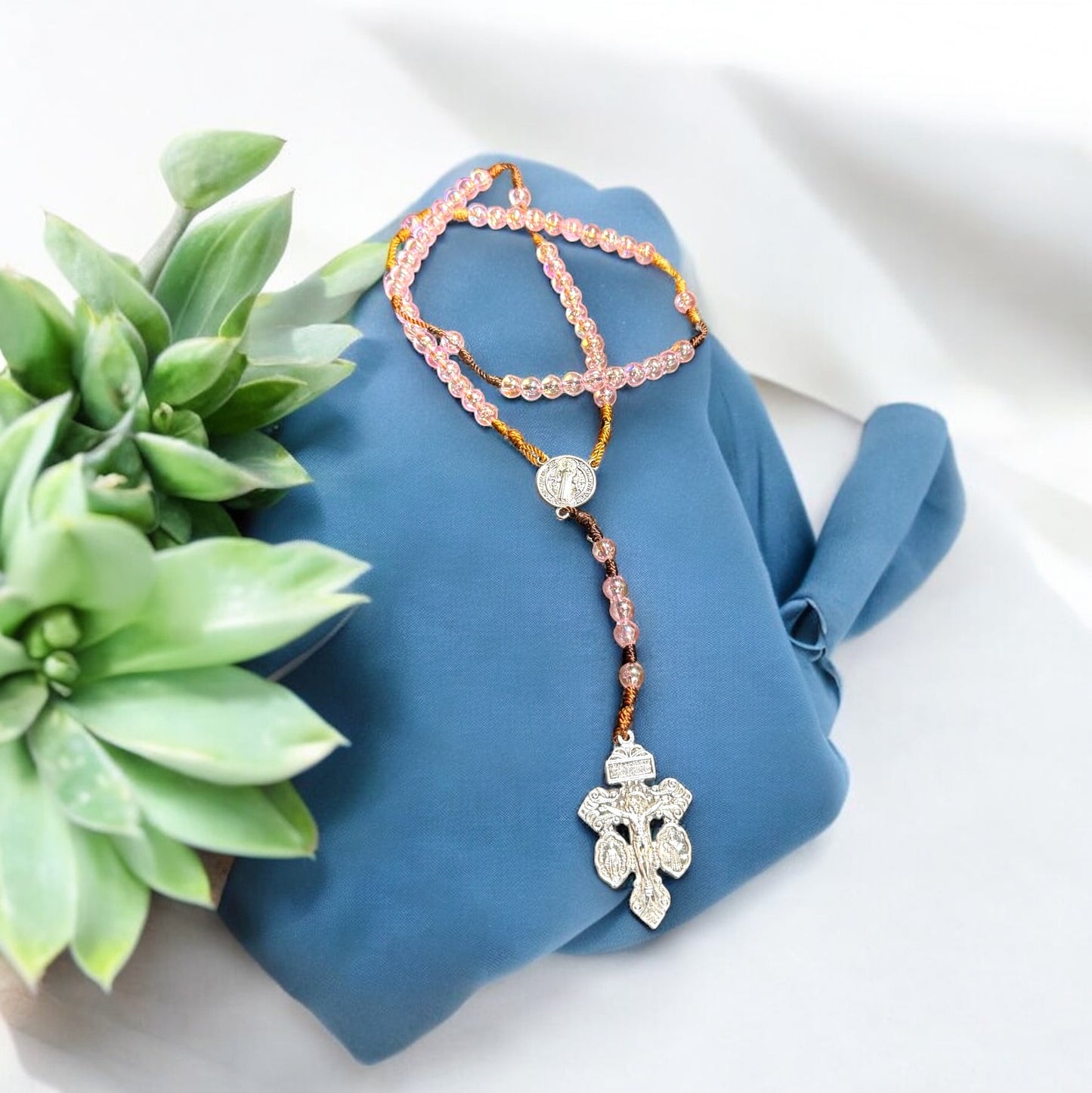 Rosario de verano centros de metal