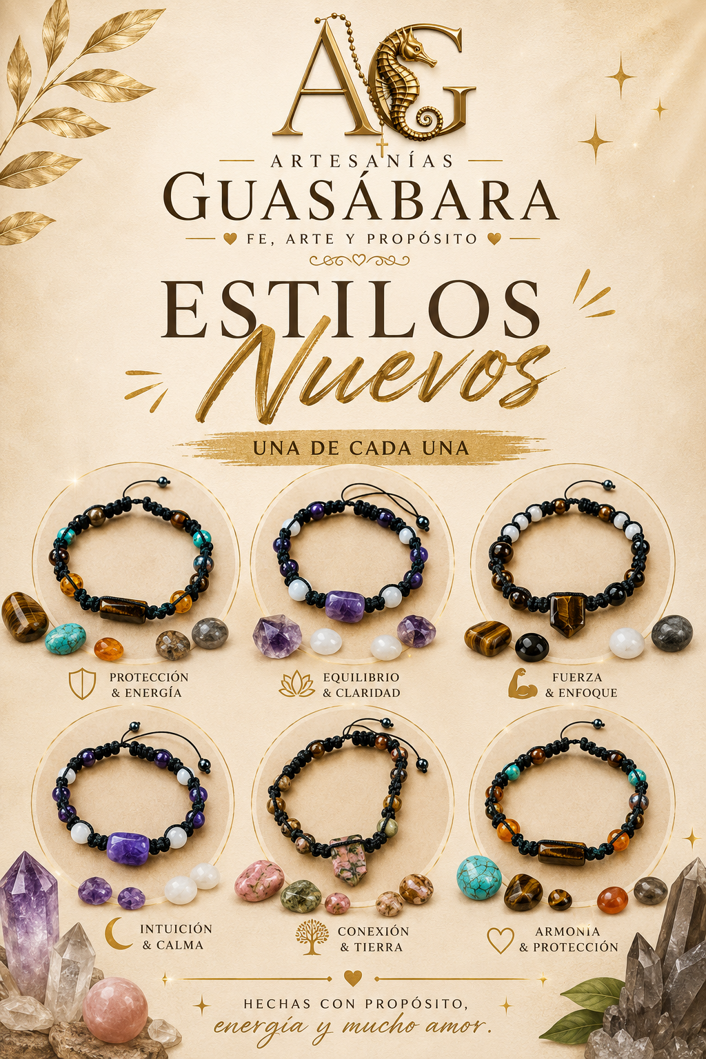 Pulseras de macramé