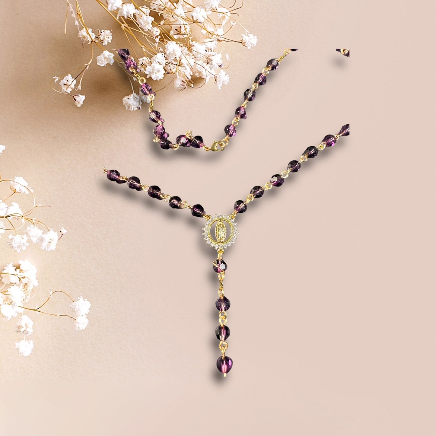 Rosarium Purpureum Aureum cum Virgine de Guadalupe