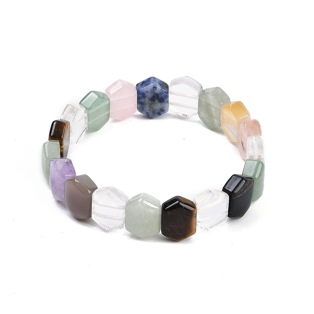 Pulsera de Cuarzos Facetados