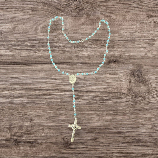 Rosario con cruz y medalla de San Benito