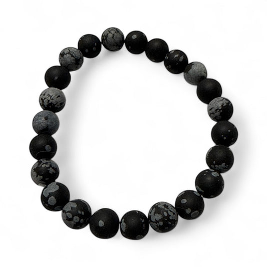 Pulsera de Obsidiana Nevada 8mm