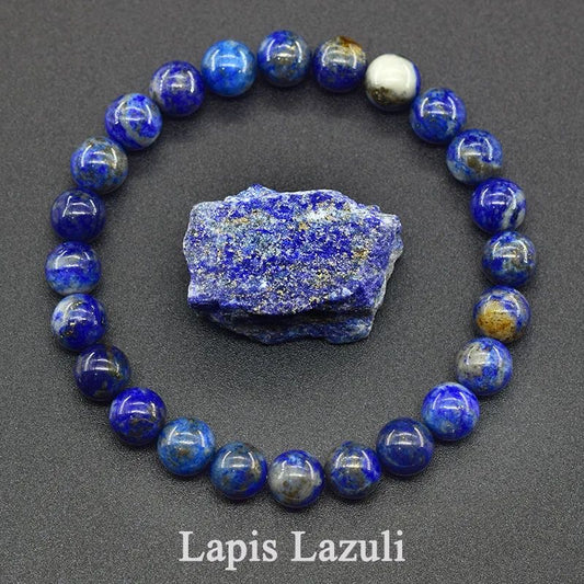 Pulsera de Lápiz Lazuli 8mm