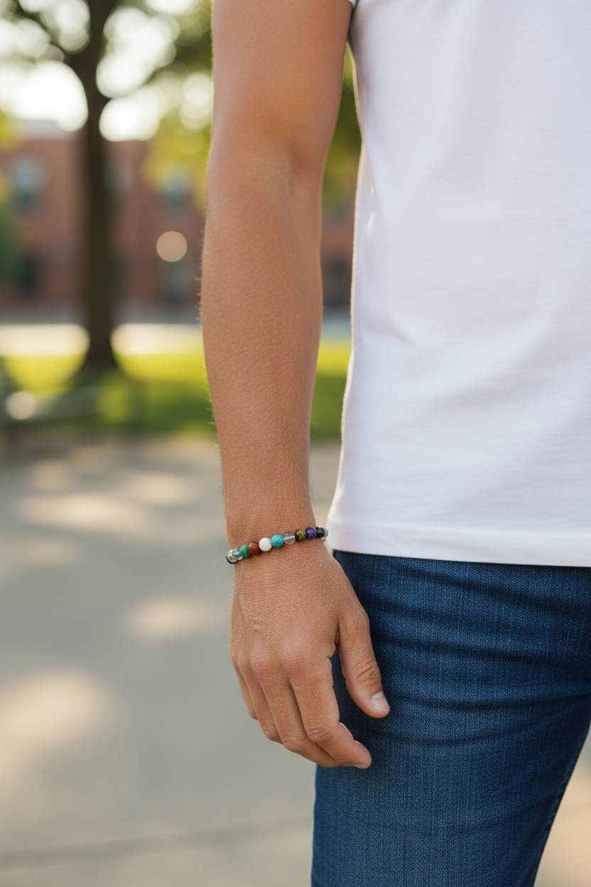 Pulsera de Piedras Variadas de 8mm
