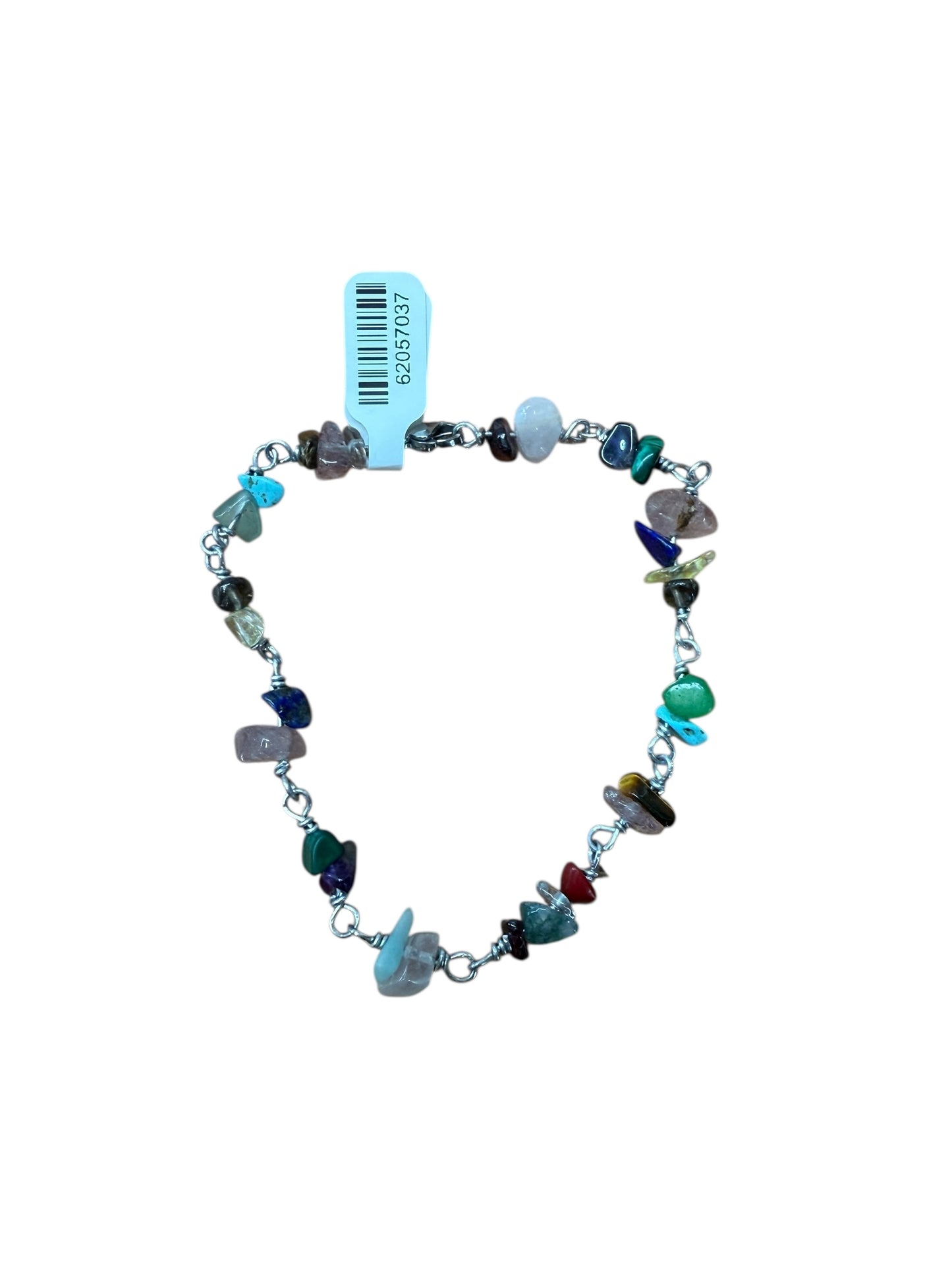 Pulsera de Nudo en Alambre - Piedras Naturales 6mm