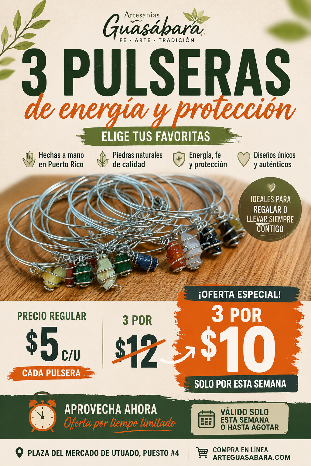 Pulsera de Energía y Protección — Elige la Tuya