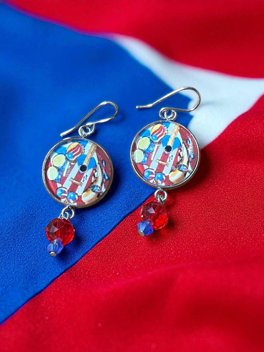 Aretes Instrumentos de Son - Raíces de Mi Isla